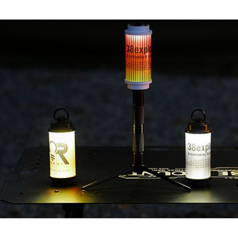 Luce magnetica da campeggio esterna impermeabile da appendere alla tenda, ricarica regolabile in tre colori, atmosfera compatta e portatile_voghion.com