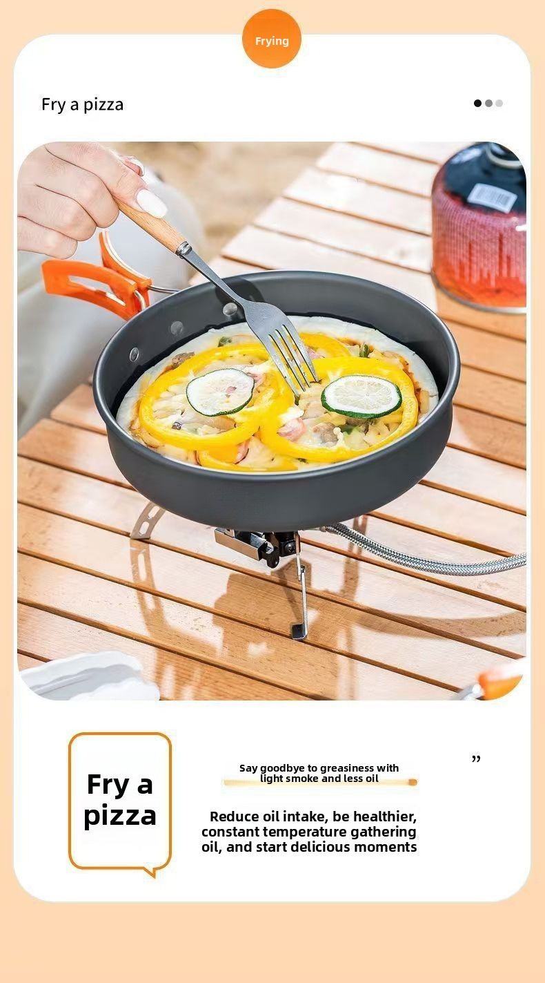 Forniture per cucinare Pentola per esterni Set di pentole Picnic Viaggio Bollitore portatile da campeggio_voghion.com