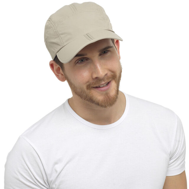 Gorra de béisbol ajustable para hombre y mujer, plegable, con bolsillo, para verano_voghion.com