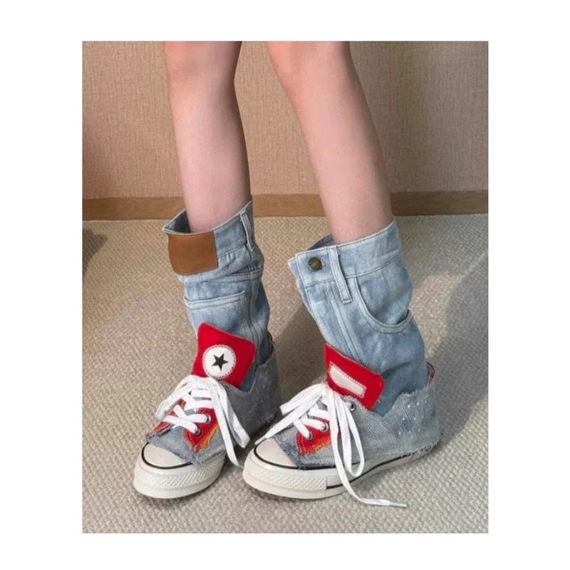 Tênis Feminino de Lona 2025: Novo Modelo Casual que Aumenta a Altura, Elegante e Versátil_voghion.com