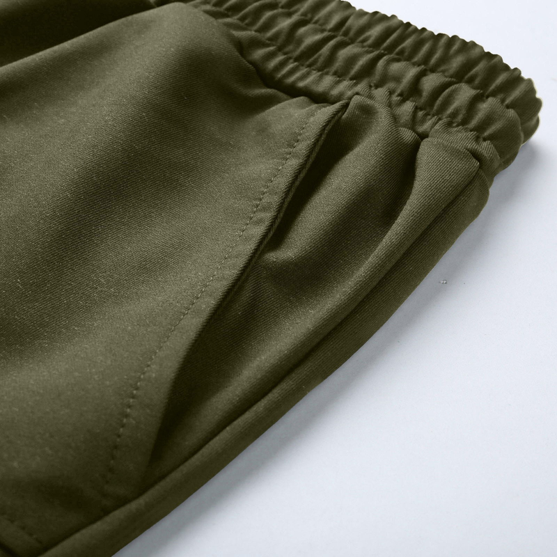 2024 Summer New Workwear Shorts, Pure Cotton Loose Size 5/4 Pants, Men's Multi Bag Casual Pants_voghion.com