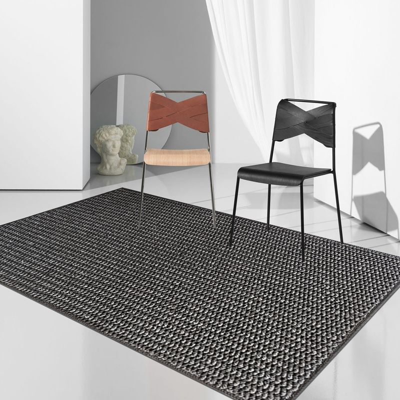 Premium Polyester Area Rug – Modern Solid Color Floor Mat For Living Room, Bedroom & Balcony, Soft Print Design (Multiple Sizes & Colors)_voghion.com