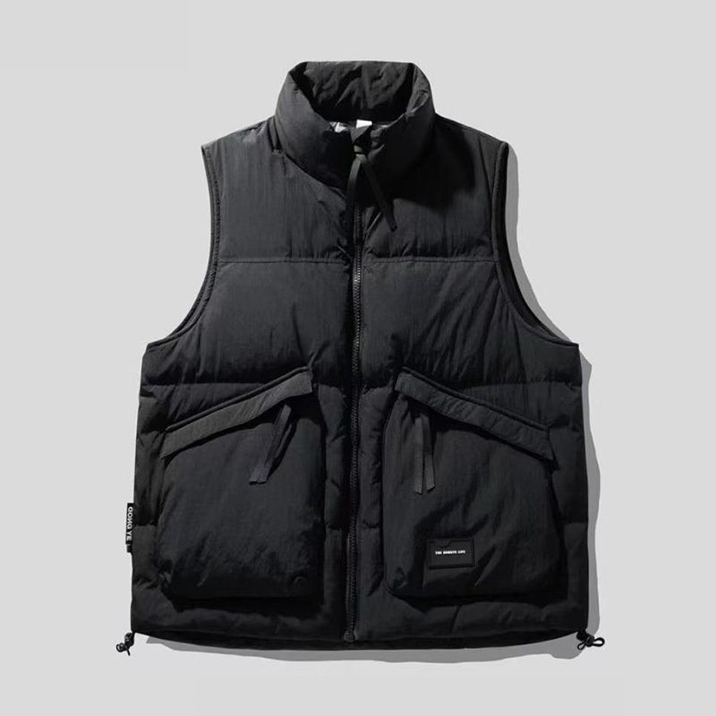 Pulse Men's Stand Collar Down 2025 Autumn Winter New Fashion Casual Simple Versatile Warm Vest_voghion.com