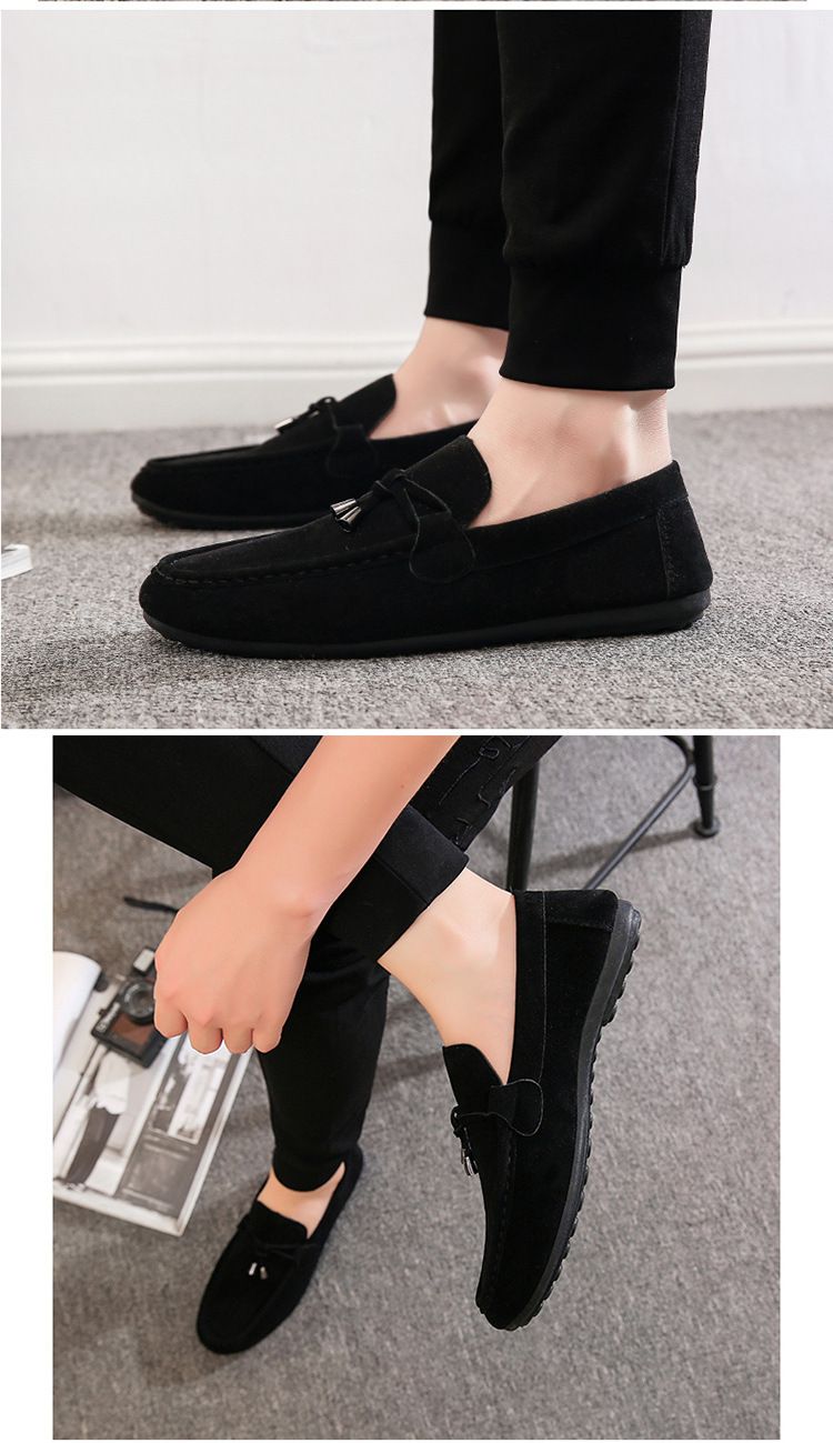 Herrskor Herrmockasiner Slip-on Trendiga slip-on skor för män Alla matchande lata skor Casual koreansk stil Heta rea_voghion.com