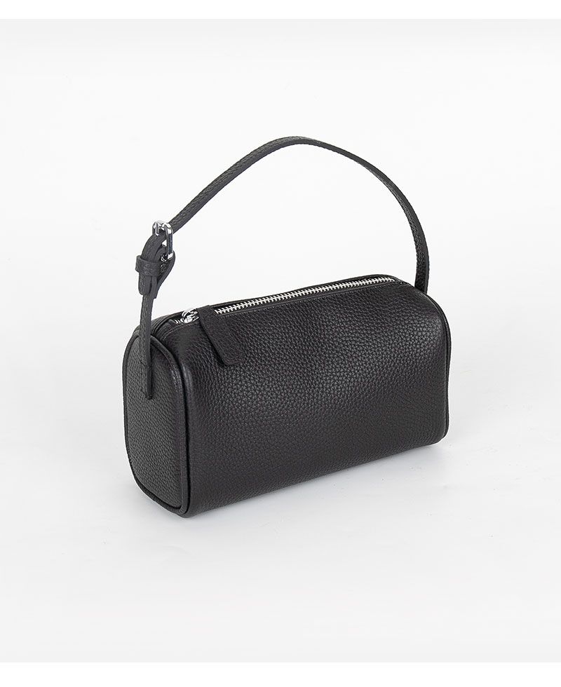 Borsa a tracolla piccola in pelle bovina con primo strato, design semplice, astuccio per penne, vera pelle, da donna, con cuscino, da ascellare_voghion.com