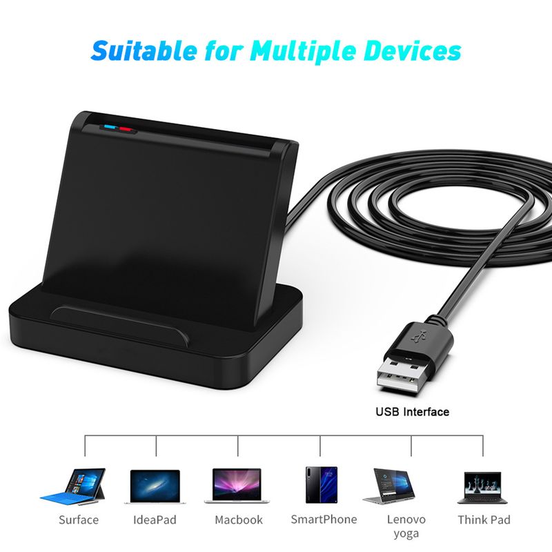 SCR816 Multi Smart Cardreader SD-kaartlezer Smart Camera-kaartlezers Adapter voor Windows 10 8 7 XP Max OS Linux_voghion.com