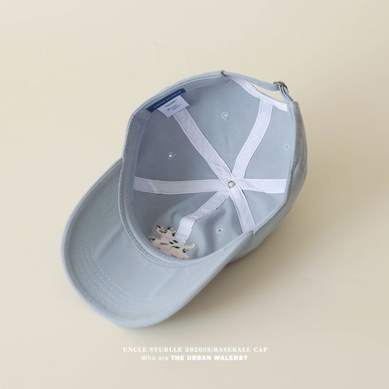 Cappellino da baseball con design originale per uomo e donna, con ricamo coreano, modello morbido, stile retrò, da cowboy._voghion.com