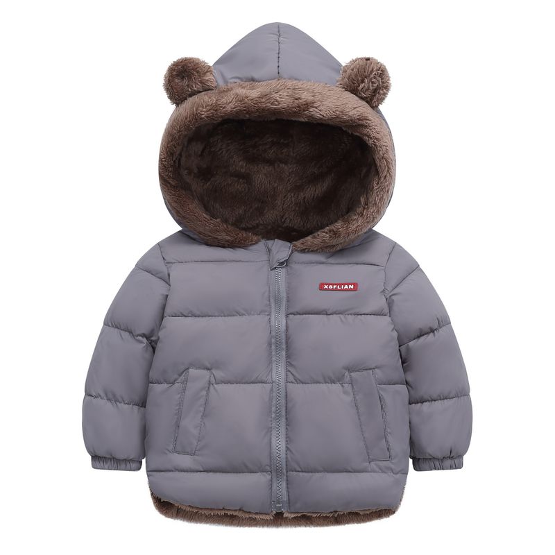 Außenhandel Kinder Baumwolle Winter Verdickt Mädchen Und Jungen Baby Kurze Mädchen Kleine Kinder Baumwolle Jacke Mit Kapuze Mantel_voghion.com