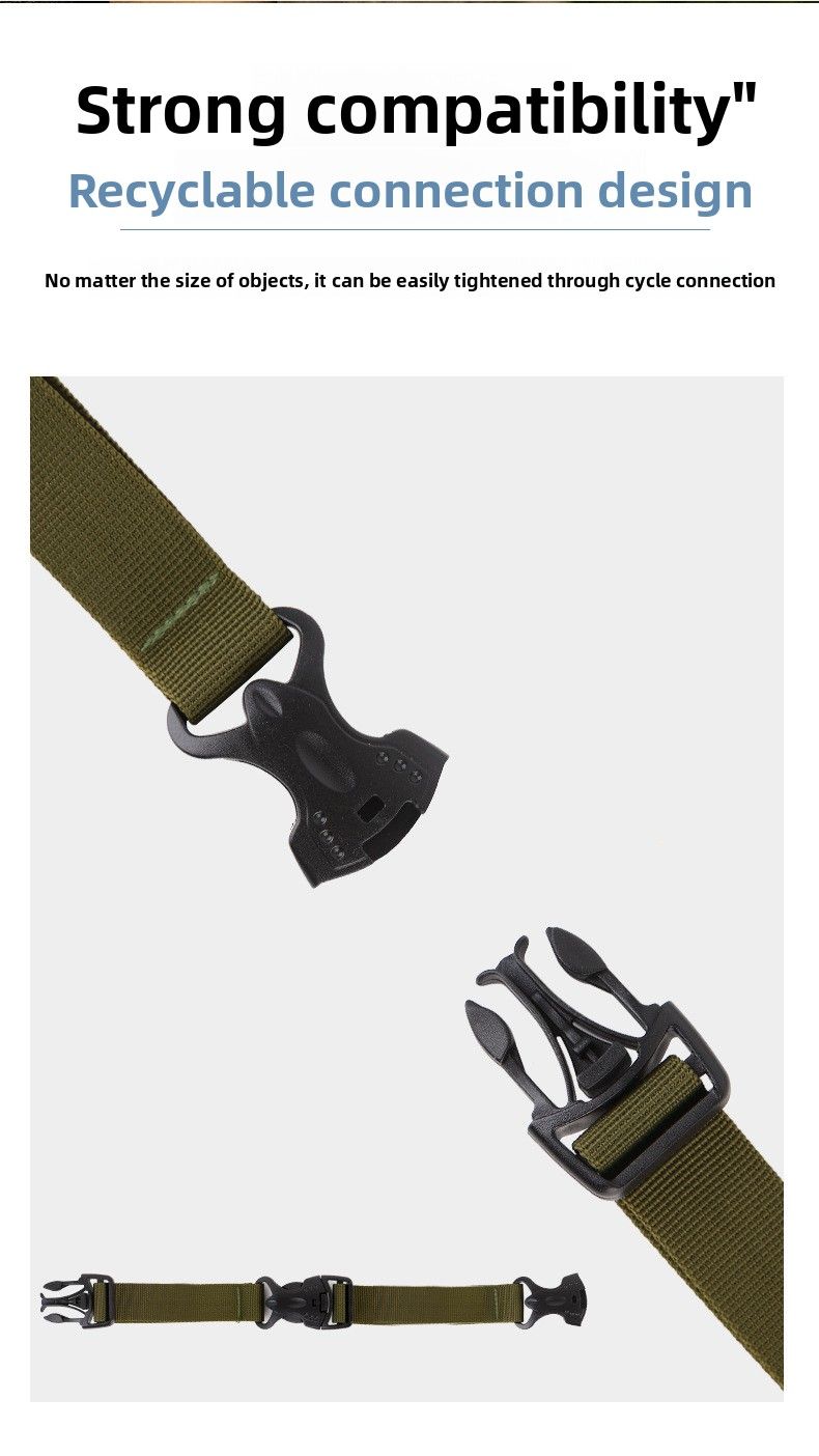AYXSEE Outdoor Travel Camping Adjustable Nylon Buckle Multi-Purpose Binding Backpack Strap_voghion.com