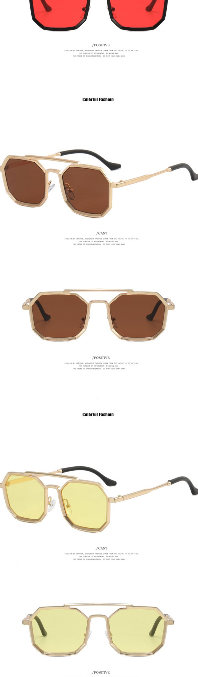 Yoovos Polygon Sunglasses Men 2022 Vintage Men Sunglasses Retro Showing Face Small Shades Glasses Rectangle Gafas De Sol_voghion.com