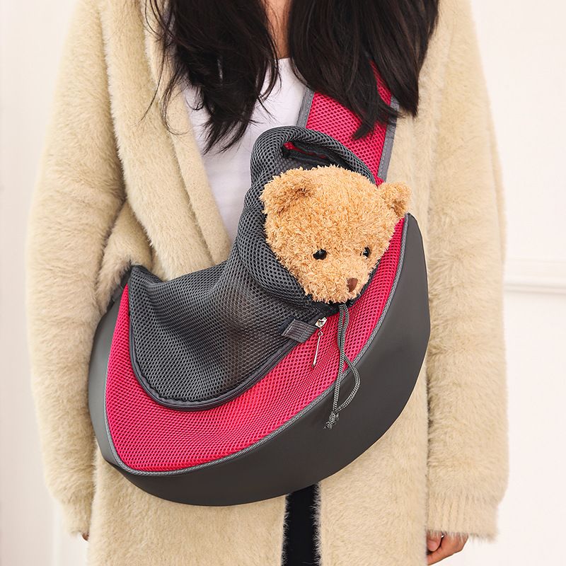 Shoulder Portable Chest For Outings Crossbody Cat Bag Pet Backpack_voghion.com