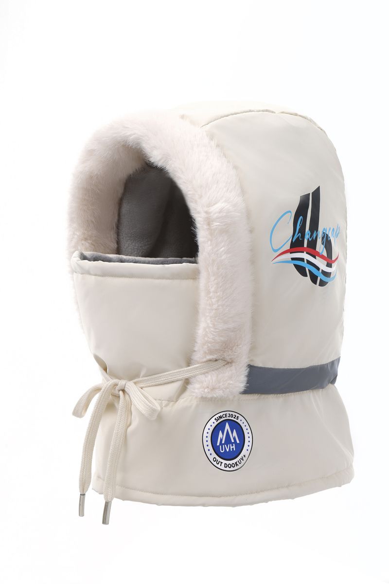 Cache-cou léger brodé en duvet et plumes pour homme, avec masque intégré, pull Lei Feng, automne-hiver_voghion.com