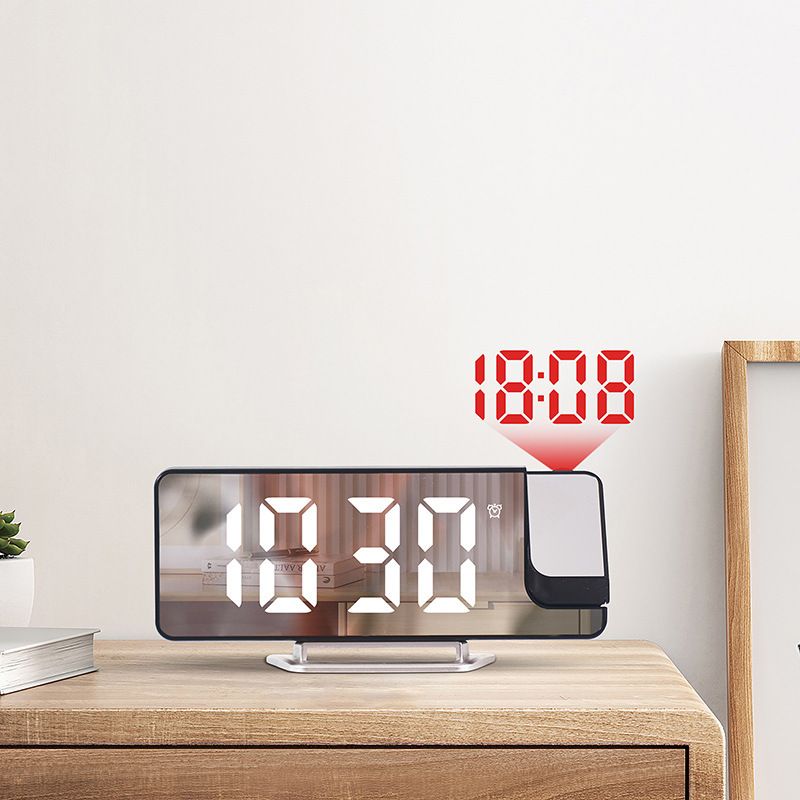 RYYD Projection Alarm Clock - Mirror Display|Temp Sensor|CE Certified_voghion.com