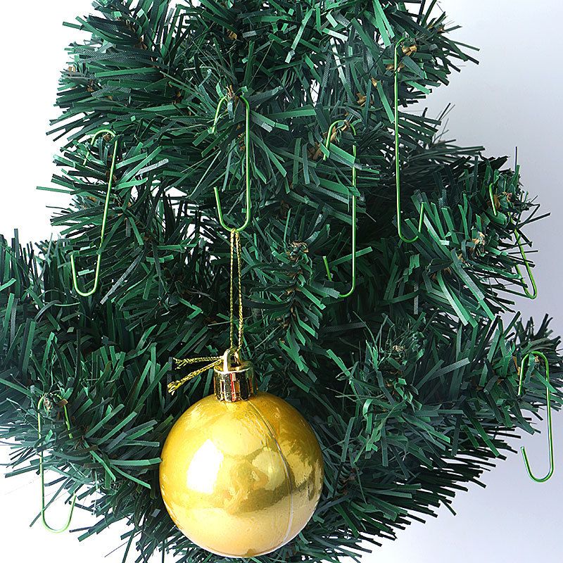 Crochets de suspension pour décorations de sapin de Noël en acier inoxydable, support pour boules de Noël, décorations pour Noël et le Nouvel An_voghion.com