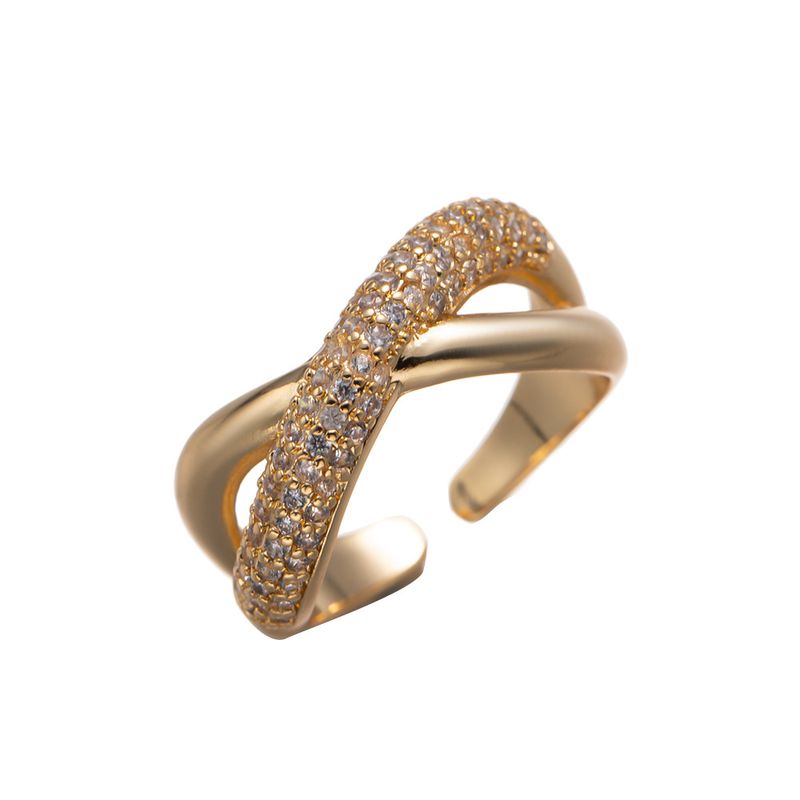 Korean Version Niche Design Elegant Zircon For Women Ins Style Light Luxury Versatile Personality Open Diamond Ring_voghion.com