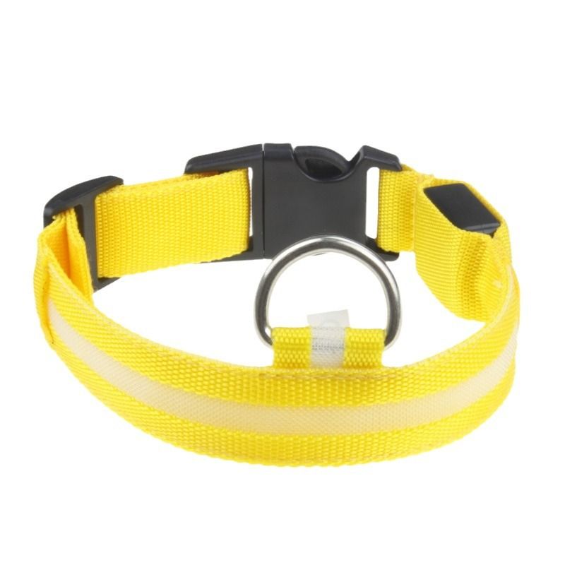 Smycz LED dla zwierząt, ładowana przez USB, świecąca obroża dla psa na całe ciało_voghion.com