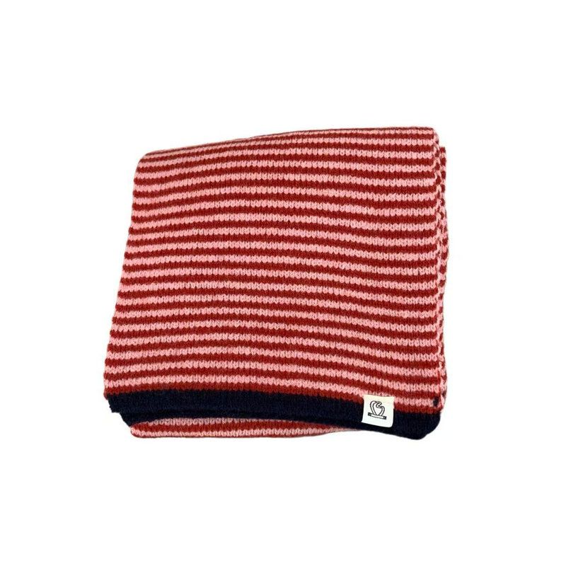 Designer Koreanischen Stil Farbe-Block Gestreiften Herbst Winter Atmosphäre Süß Student Warm Weichen Schal_voghion.com