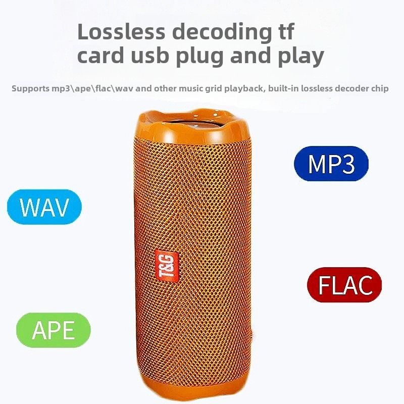 Neu TG191 Drahtlose Bluetooth Lautsprecher TWS Tragbare Stoff Wasserdicht Karte U Disk FM Kreative_voghion.com
