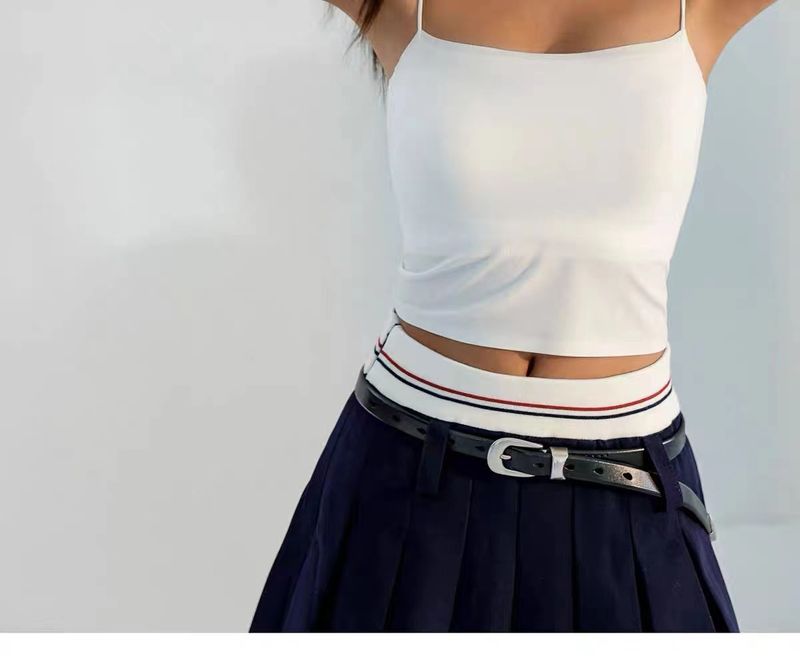 Women's Intimates Summer Underwear One Piece Underwear With Bra Pad Bottom Beautiful Back Tube Top_voghion.com