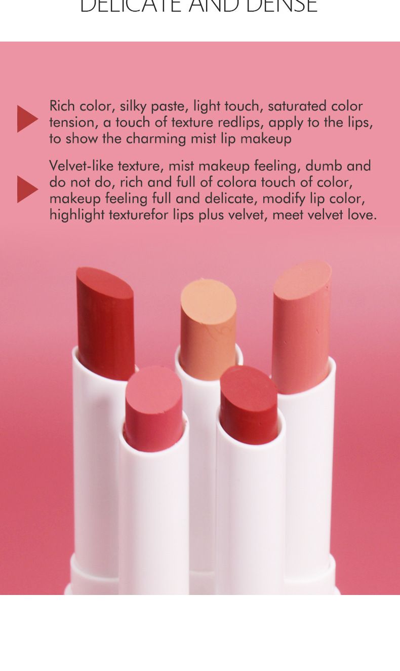 Lipstick Set Waterproof And Easy To Color Non Stick Lipsticks_voghion.com
