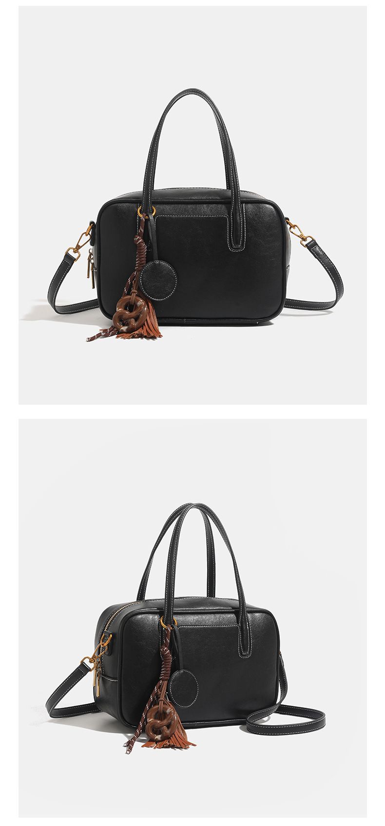 Forest Retro Tote Bag Women's Autumn And Winter New Large Capacity Commuter Handbag Shoulder Bag_voghion.com