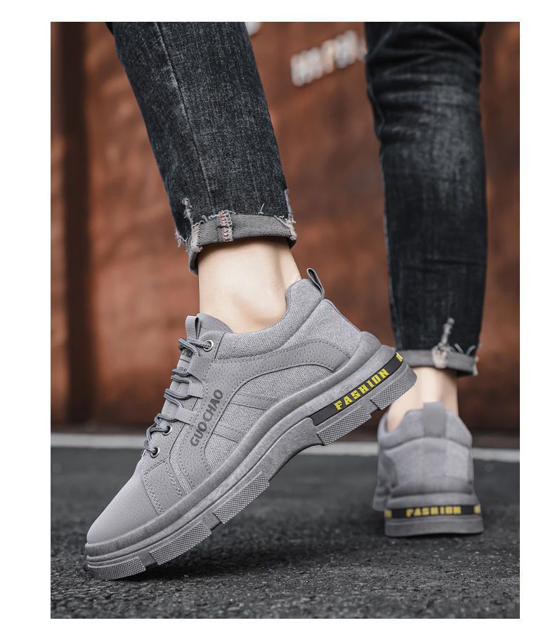 Spring And Autumn Men's Work Shoes Construction Site Work Safety Shoes Work Non Slip Wear Resistant Casual Shoes_voghion.com