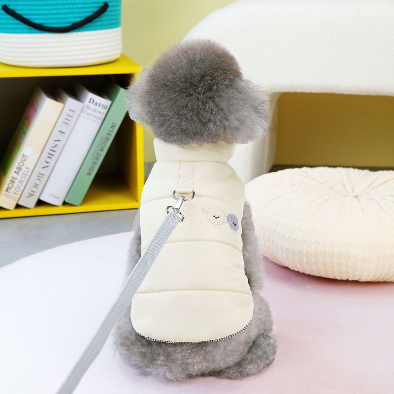 Ropa de otoño para perros y ropa de invierno para mascotas con osito de peluche, nuevos 23 pares de chalecos de algodón divertidos_voghion.com