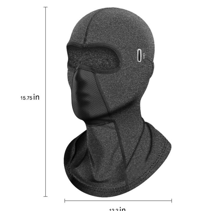 Buitenfietsen Warme motorhelm Capuchon Fleece Winddicht Nekwarmer Koudebescherming Gezicht Skimasker Winter_voghion.com