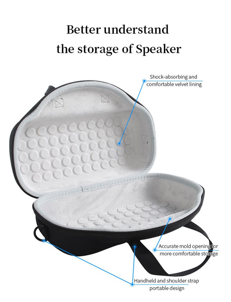 Sacs de rangement rigides en EVA pour enceinte intelligente portable Soundk Max Box_voghion.com