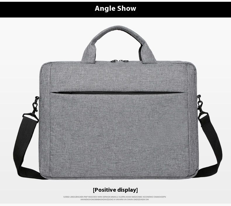 Laptop Oxford cloth shoulder crossbody bag Business handbag briefcase_voghion.com