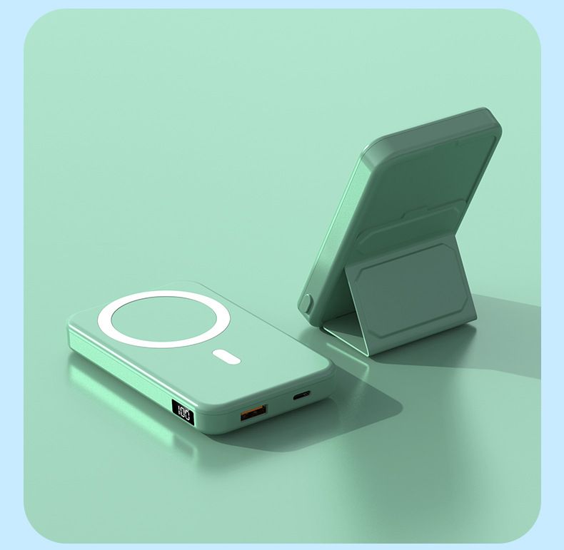 Magnetyczny bezprzewodowy power bank - 22,5 W superszybkie ładowanie przenośna ładowarka do iPhone'a 15/14/13 (10000 mAh, smukła konstrukcja)_voghion.com