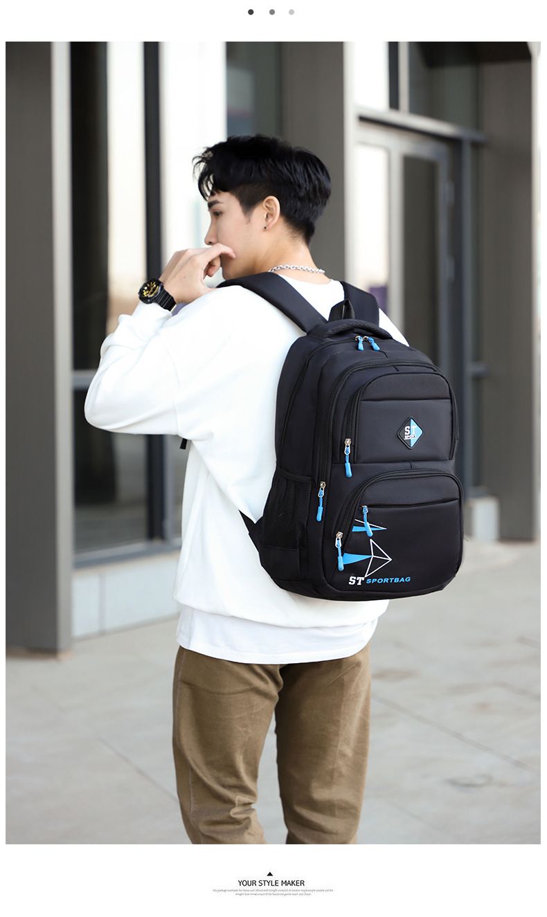 Fashionable letter printed sports made of PVC material, high school student backpack, large capacity, load reducing_voghion.com