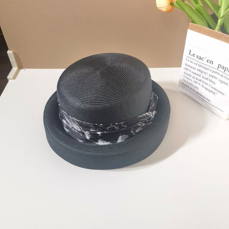 Hot Sale 2024 Sommer Stråhatte Til Kvinder Udendørs Solskærme Millinery Skygge Spandhjelm UV-beskyttelse Strand Britisk Top Basin Hat Kasket_voghion.com