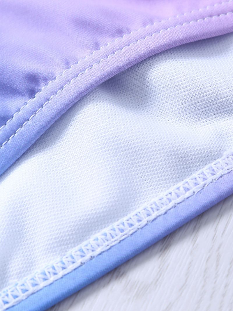 Ropa de mujer Traje de baño de bikini de sirena 5 Traje de baño de bikini de concha degradada_voghion.com