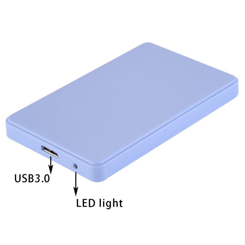 Externes Gehäuse für HDD-Festplatte, 2,5 Zoll, 2 TB, USB 3.0, SATA High Clarity Box_voghion.com