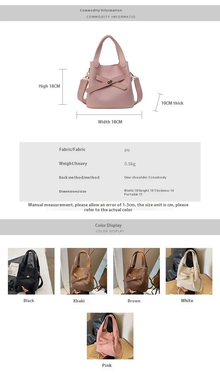 Fashionable minimalist basket work and commuting, Korean version versatile handbag with niche design, crossbody bag for_voghion.com