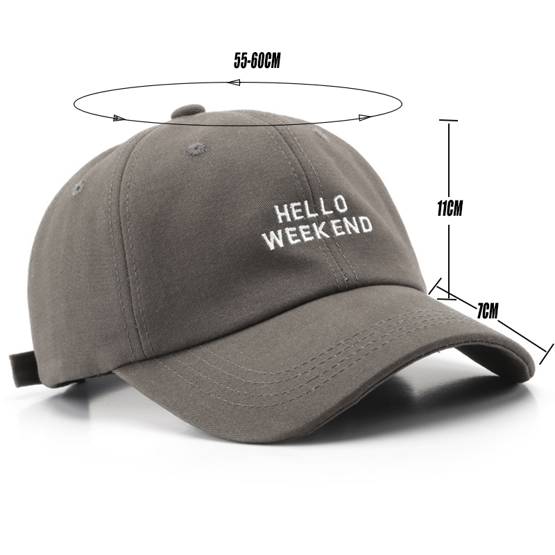 Solid Color Baseball Cap For Men Embroidery Letter Summer Sunhat Snapback Women Adjustable Hat Casual Caps Gorra_voghion.com