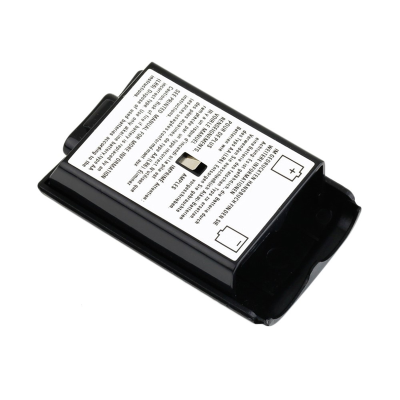 2 unidades de bateria AA de plástico protetor de capa traseira rígida para controle de Xbox 360_voghion.com