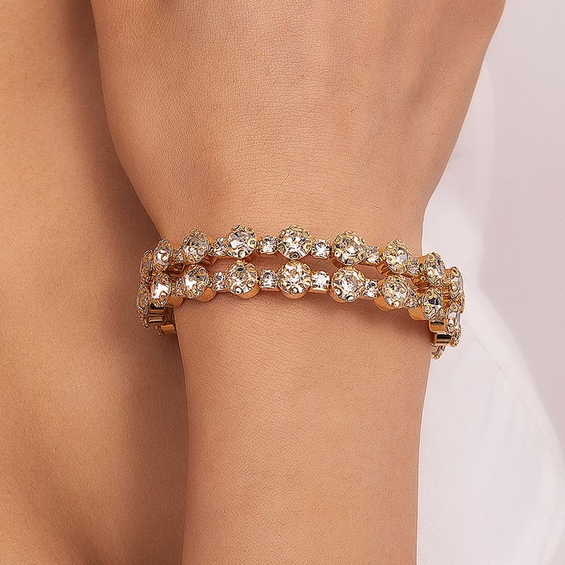 Retro Temperament Persönlichkeit Diamant Multi-Layer-Armband Mode Armband trendigen Handschmuck_voghion.com