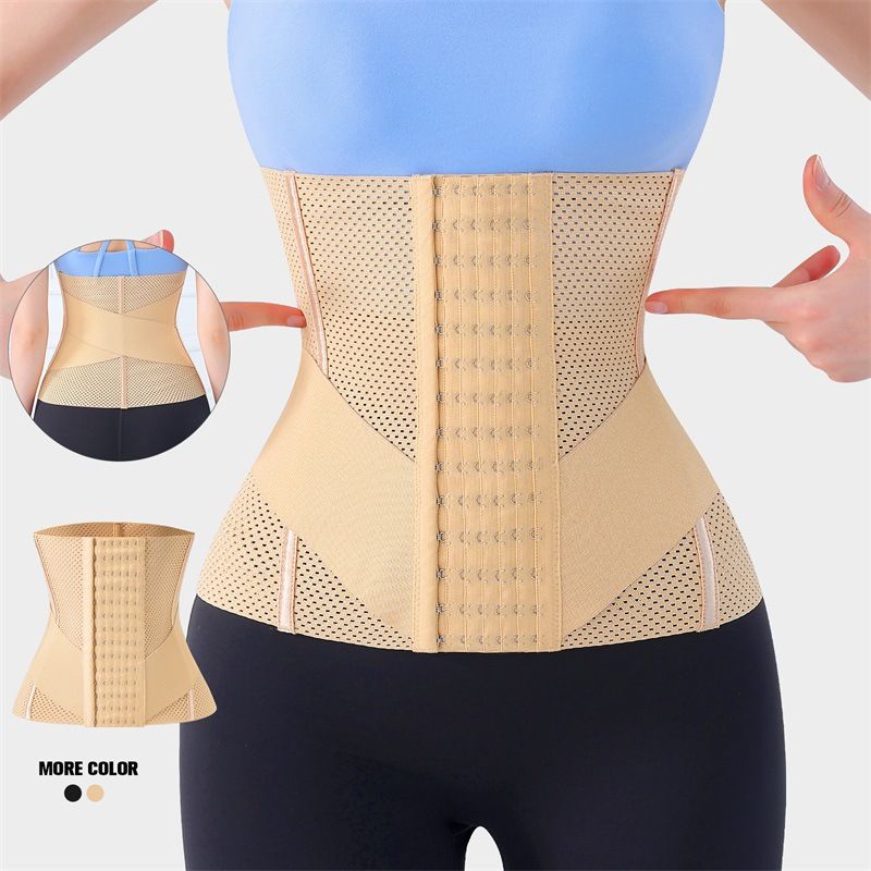 VoleFox Polyester Tummy Wrap For Women Summer Breathable Waist Trainer Slimming Belt For Fitness_voghion.com