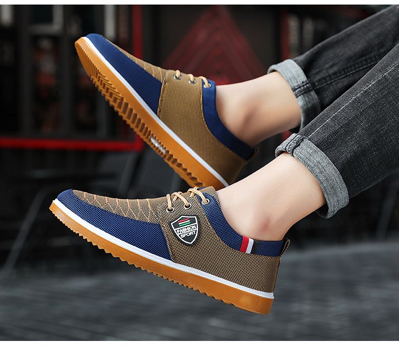 Men's Classic Beijing Cloth Shoes - Breathable Anti-Slip Work Shoes With Rubber Sole For Spring/Autumn - Comfortable Casual Kung Fu Shoes For Dad_voghion.com
