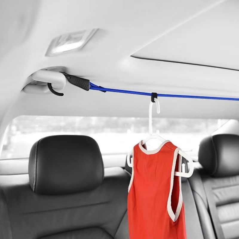Car Interior Hanger Rack Car-Mounted Drying Artifact Multifunctional Retractable Trunk Clothes Rod_voghion.com
