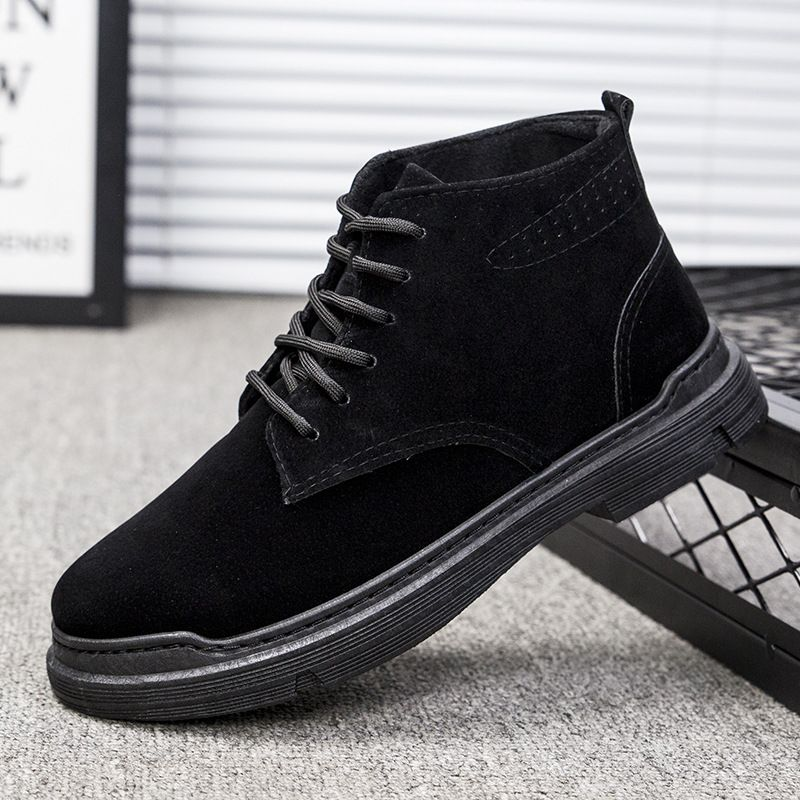 Spring and Autumn New Men's Martin Boots Casual Style Trendy Shoes Student Sports High-top Breathable_voghion.com