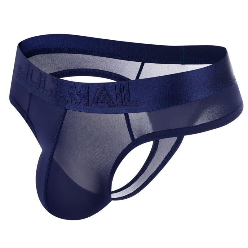 JOCKMAIL Belt Ice Silk Ultra ohut läpikuultava seksikäs miesten alushousut Bikinit T stringit Fun_voghion.com