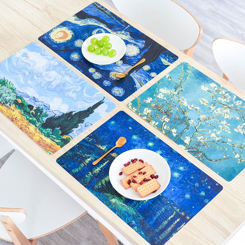 Ongeëvenaarde kwaliteit creatieve verse PVC placemat voor westerse gerechten grote huishoudelijke antislipmatten beker kom servies hittebestendige mat toetsenbord_voghion.com