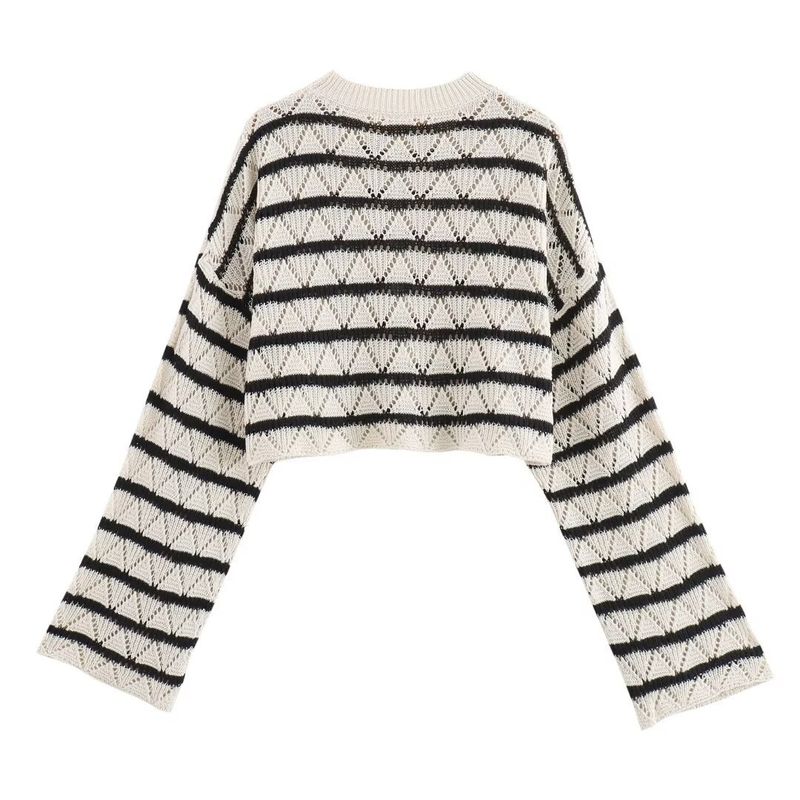 Damen Summer 2024 neit Set mat Hosen a Pullover-Top_voghion.com
