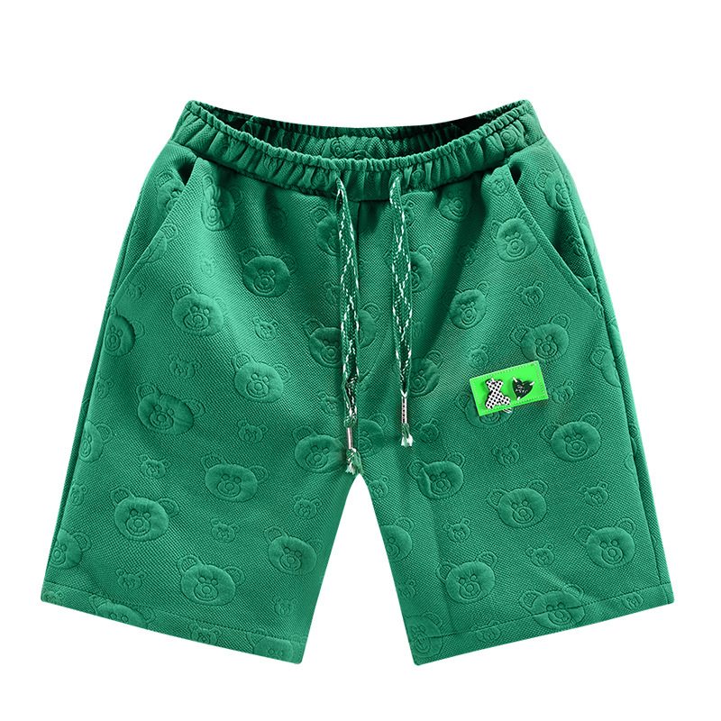 Fat Plus Size Fat Summer Løstsittende menns shorts Trendy og fasjonable Half Beach Pants Uformelle mellombukser_voghion.com