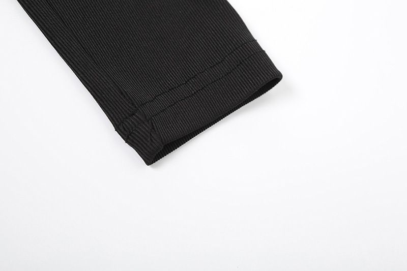 Wind 2024 Herbst Neue Damen Hoher Kragen Spitze Hohl Top Slim Fit Hüfte Wrapping Halbkörper Langes Kleid_voghion.com
