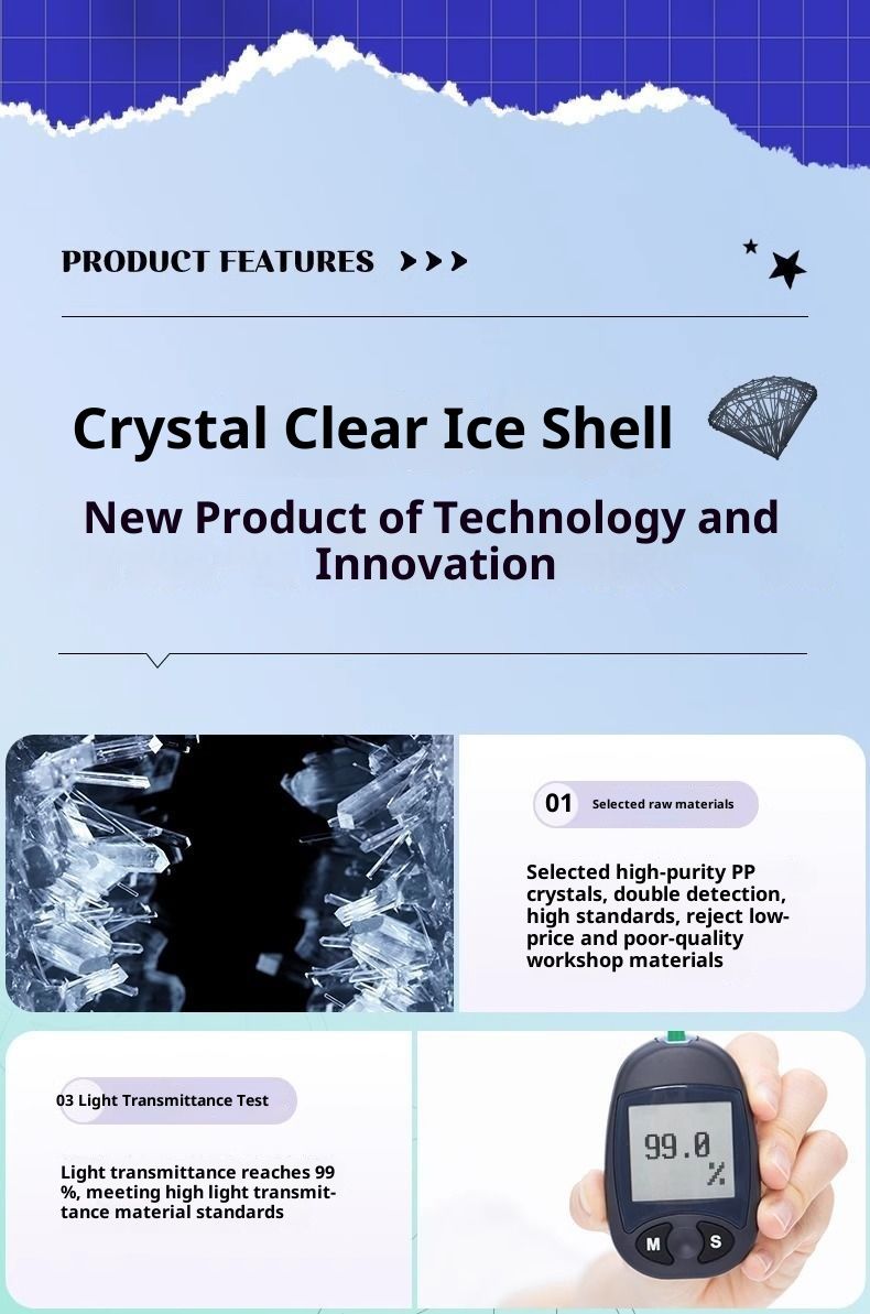 Digitex Digitex Forerunner Q8 Transparent Crystal Gaming Matte Wired Wireless Silent Six-Level Adjustment Mouse_voghion.com