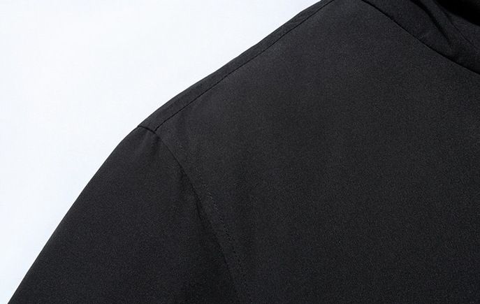 Herrenbekleidung Neue grenzüberschreitende Winter-Daunenjacke für Herren, verdickt, koreanische Version, langes Streifenlogo, lässig, große Arbeitskleidung, Jugendjacke_voghion.com